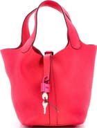 Pre-Owned Hermes Monochrome Picotin Lock Bag Clemence PM
