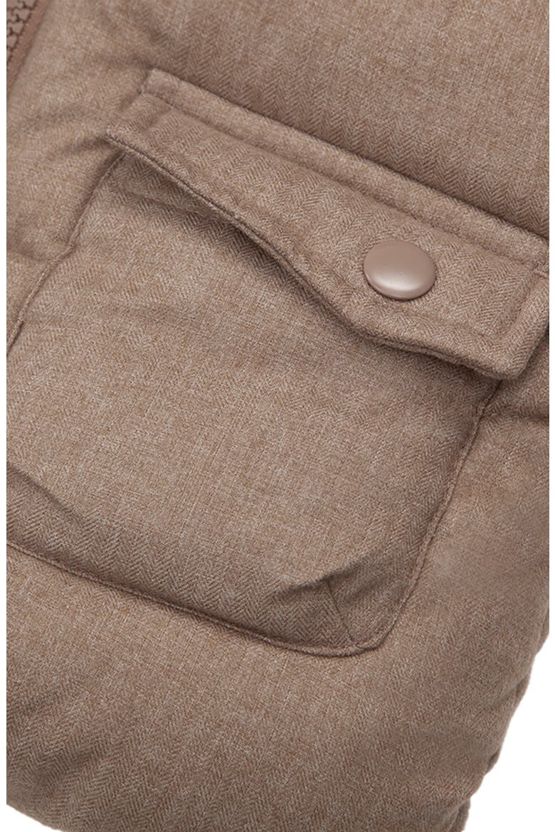 Cozy Fleece Lined Warm Winter Coat with Hood, Alternate, color, Warm Beige