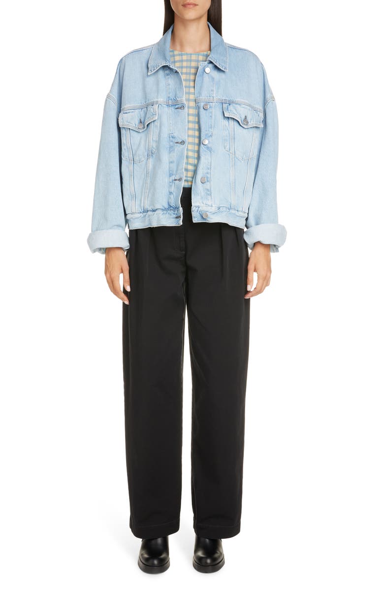 Acne Studios Estah Check Print Long Sleeve T-Shirt, Alternate, color,