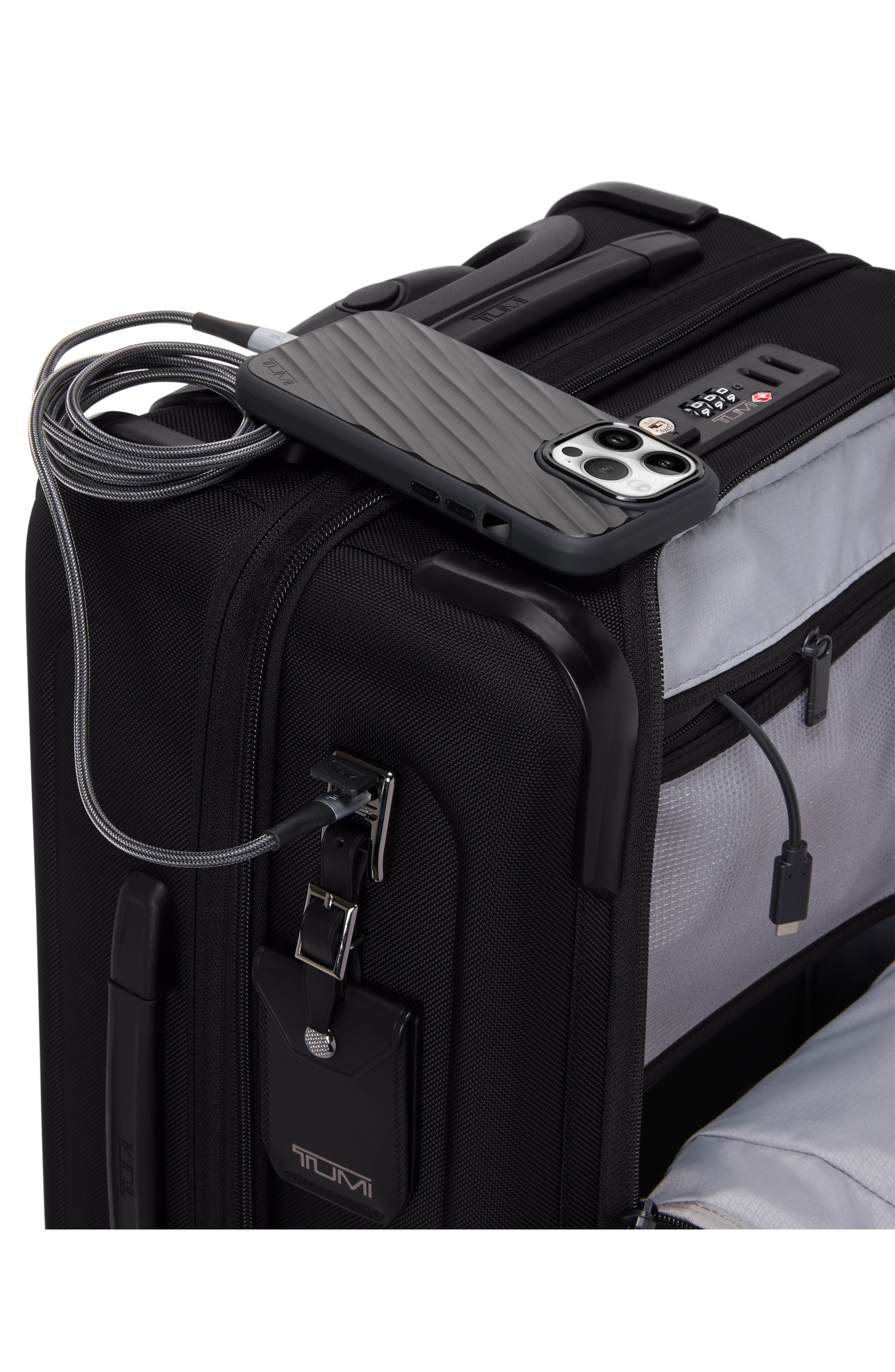 TUMI Dual Access Expandable Carry On, Alternate, color, Black