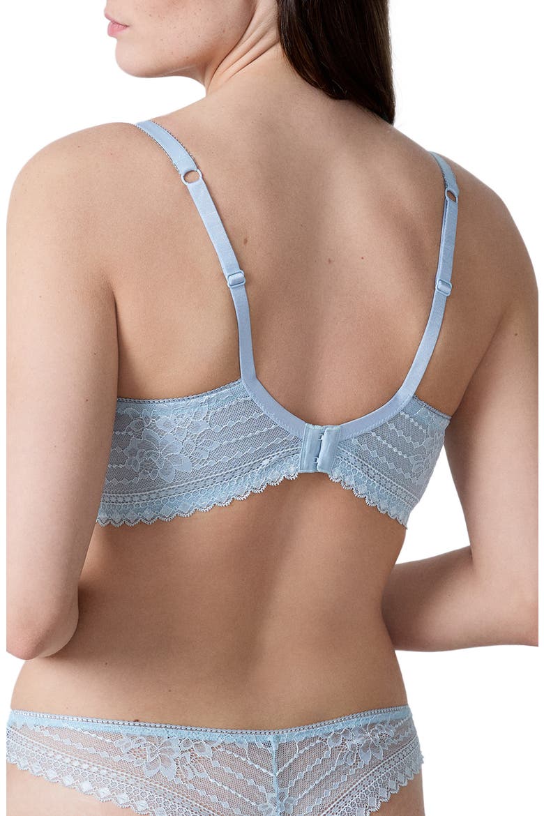 Panama Underwire Contour Bra, Alternate, color, LIGHT BLUE