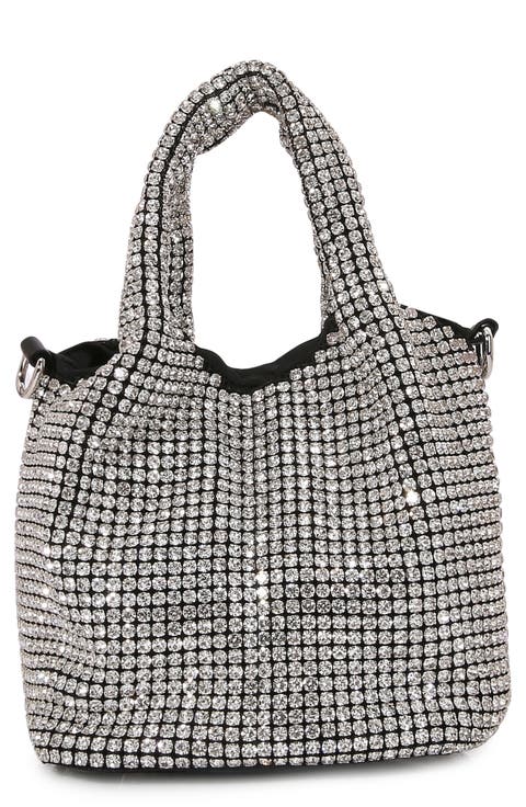 Crystal Bucket Bag