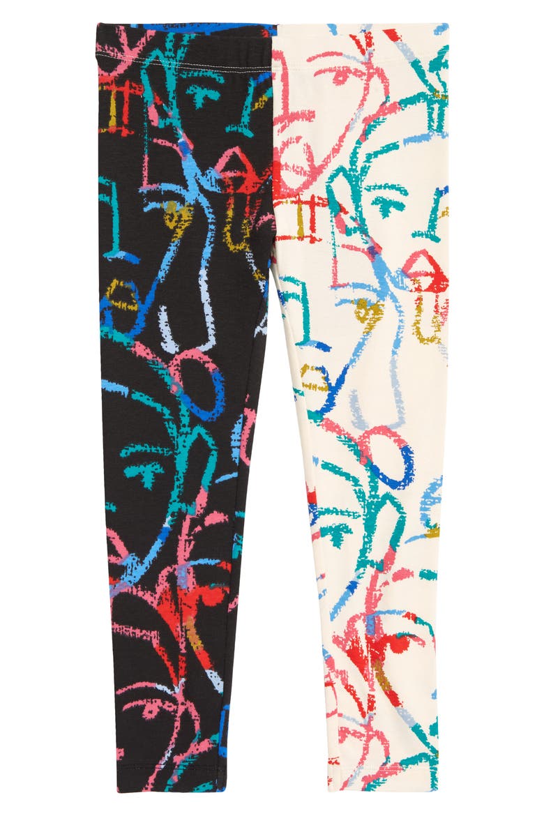 Kids' Cristina Martinez Print Leggings, Main, color, MULTI GROWING BLOOMS