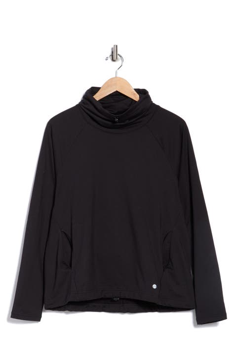 Zephyr Cowl Neck Pullover Sweatshirt