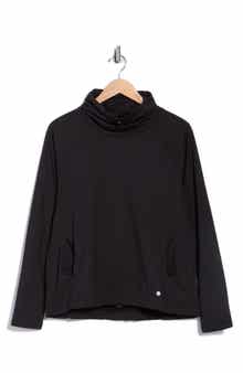 APANA Zephyr Cowl Neck Pullover Sweatshirt