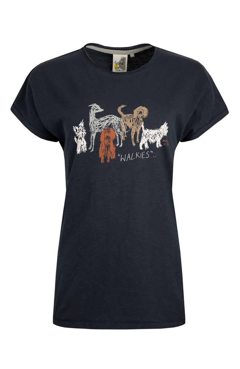 Weird Fish Walkies Slub T-Shirt, Alternate, color, 