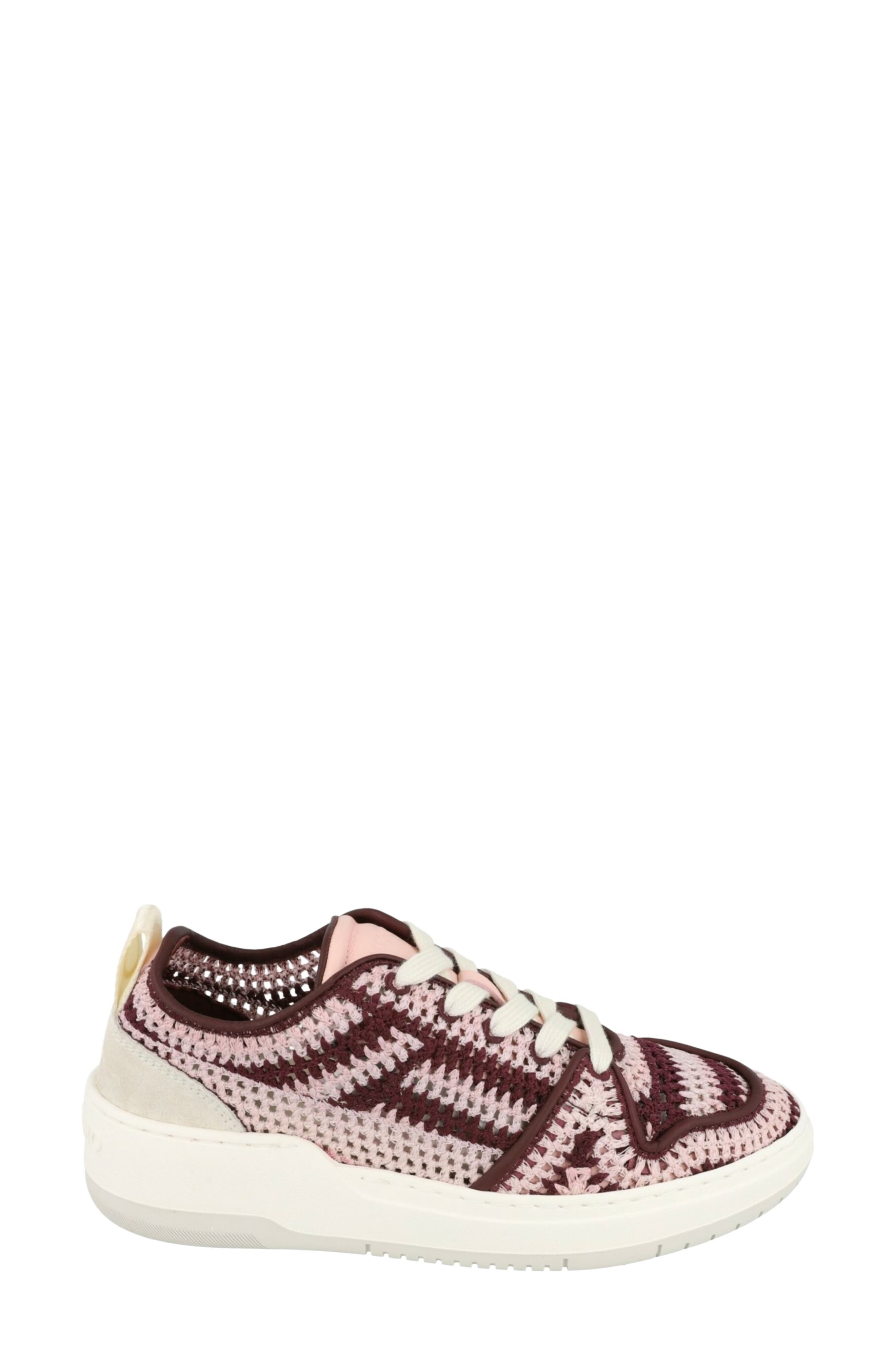 Dennis Crochet Sneaker, Alternate, color, LIGHT PINK
