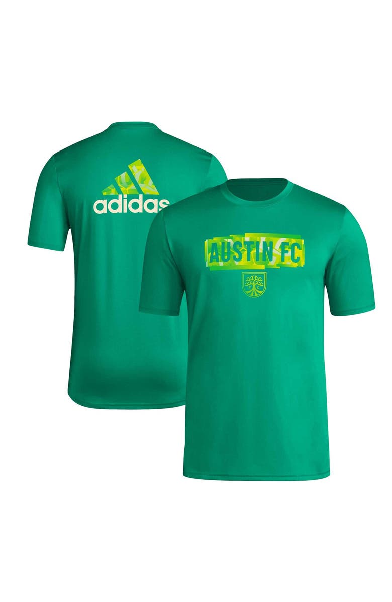 adidas Men's adidas Green Austin FC Local Pop AEROREADY T-Shirt, Main, color, Green
