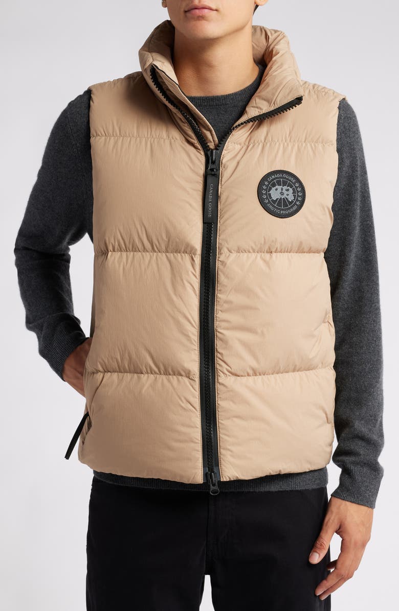 Canada Goose Lawrence 750 Fill Power Down Vest, Alternate, color, Desert Sand-Sable Desert