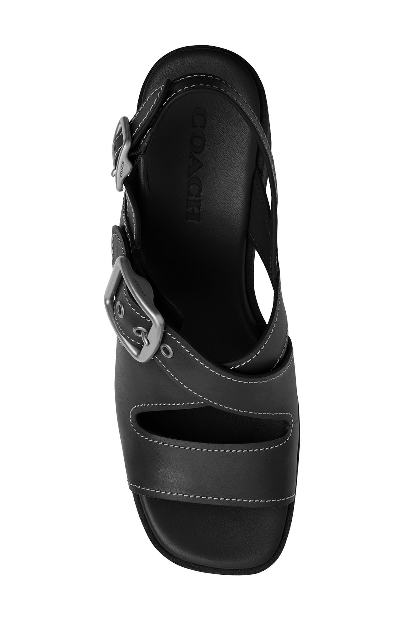 COACH Archival Slingback Platform Wedge Sandal, Alternate, color, 