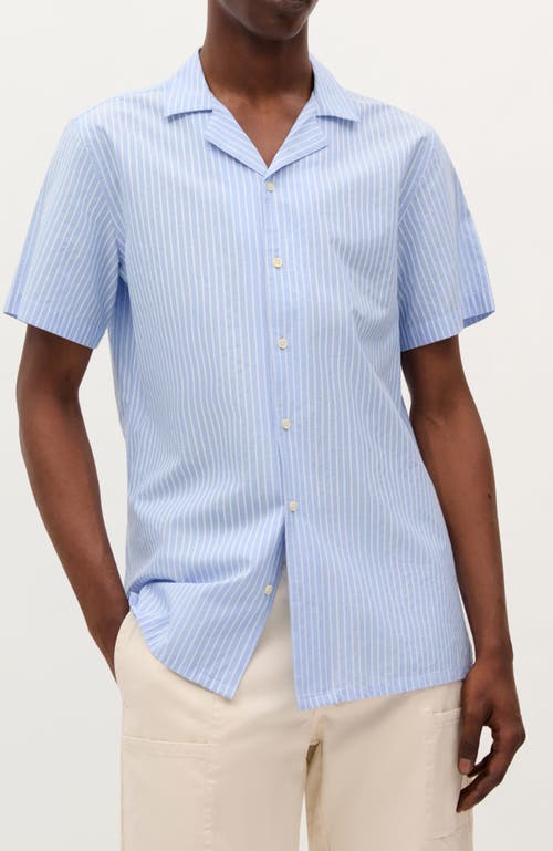 Scalpers Wilhelm Resort Shirt In Blue