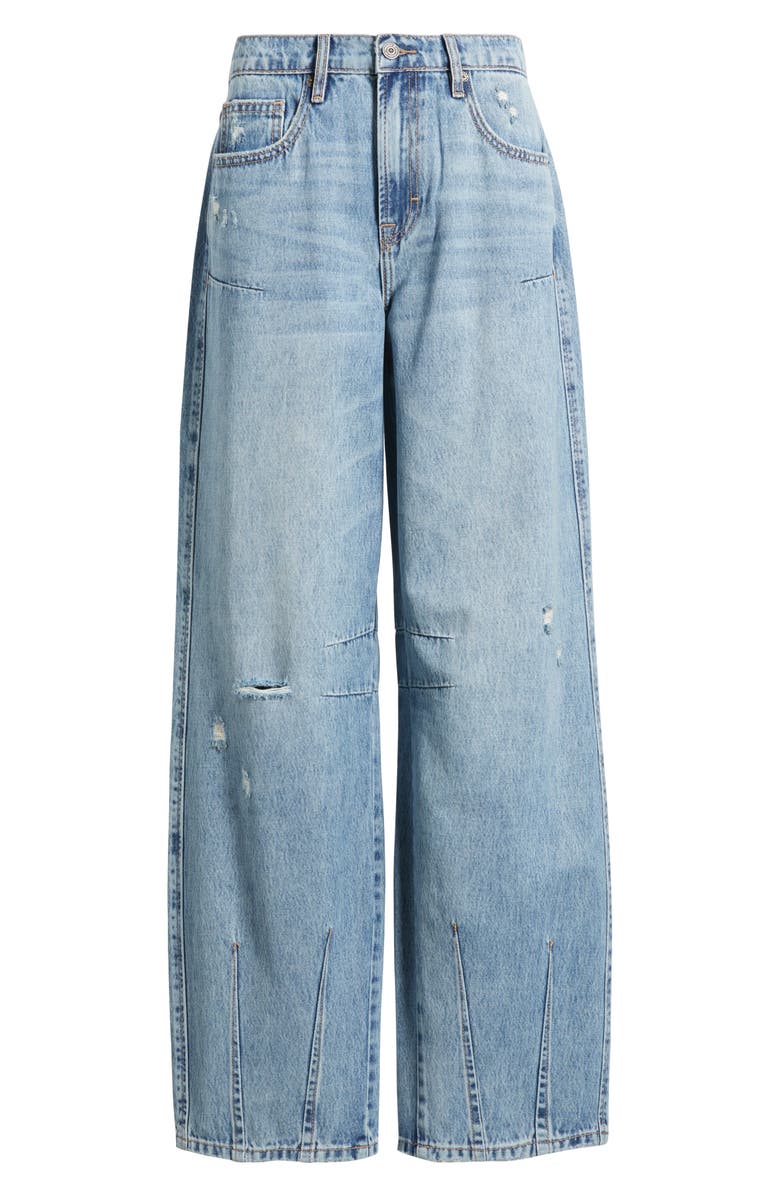 HIDDEN JEANS Darted Baggy Jeans, Alternate, color, Med.wash