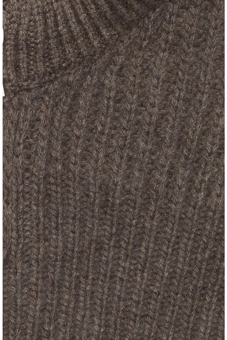 Nevis Cashmere Zip Snood, Alternate, color, HEATHCOT Q26297