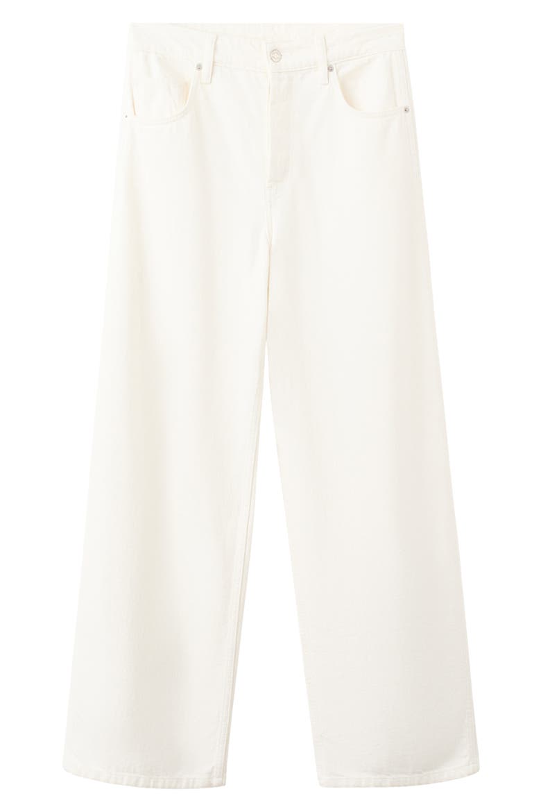 High Waist Balloon Jeans, Alternate, color, WHITE