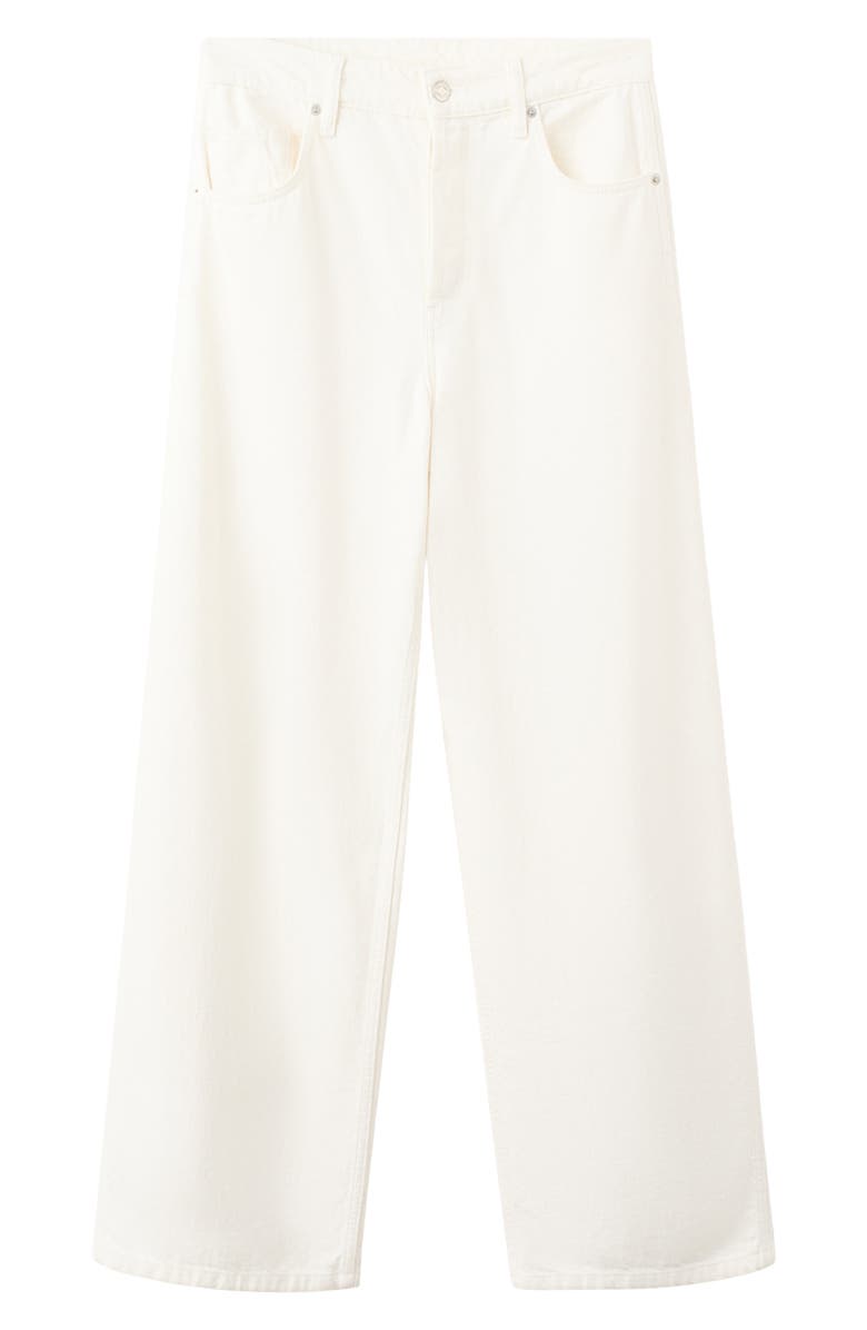 MANGO High Waist Balloon Jeans, Alternate, color, White