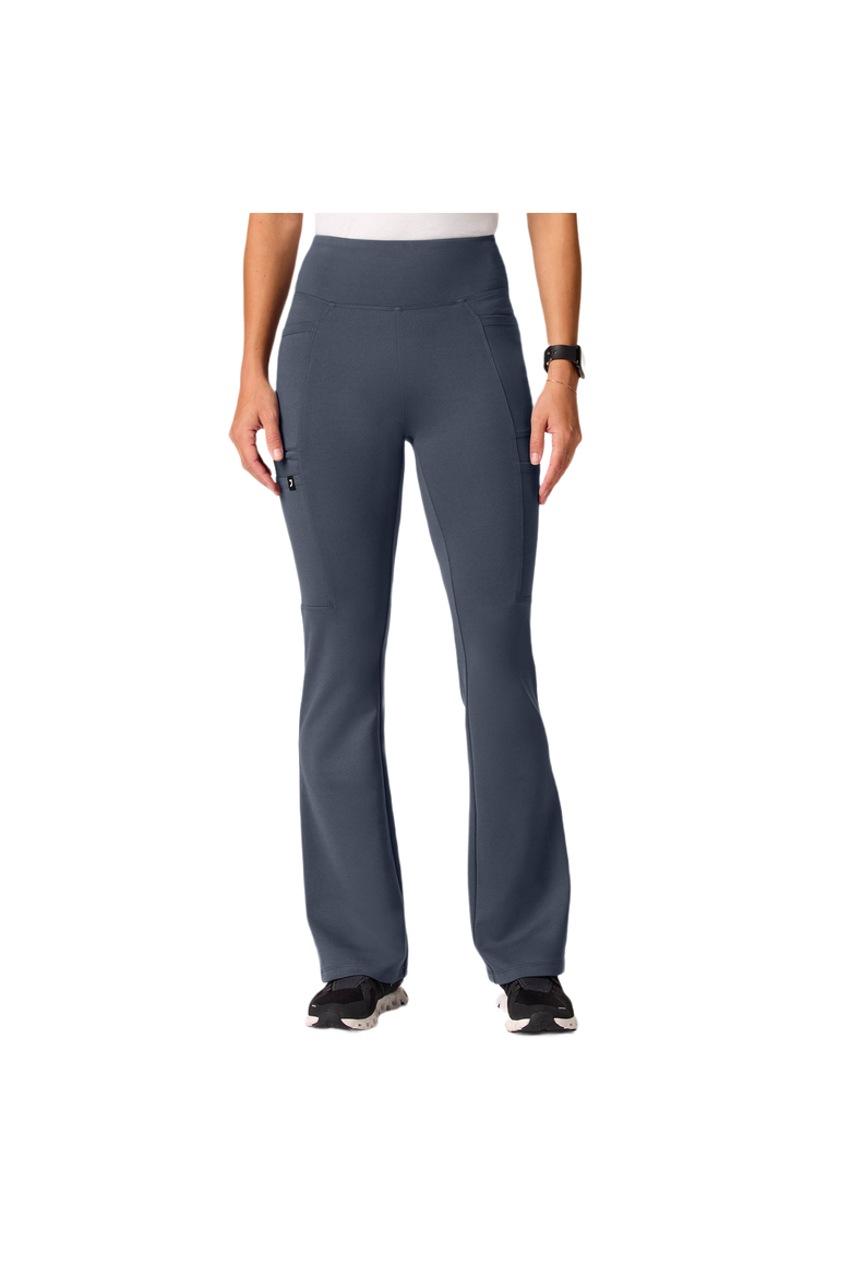 Perri UltraSOFT Women's Yoga Scrub Pant - 5 Pockets Skinny Fit, Main, color, Carbon Grey