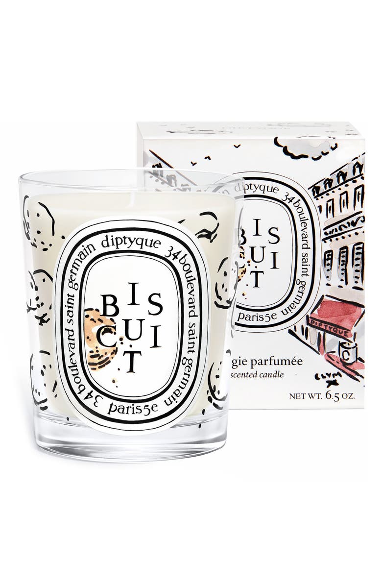 Diptyque Biscuit (Cookie) Classic Candle, Alternate, color,