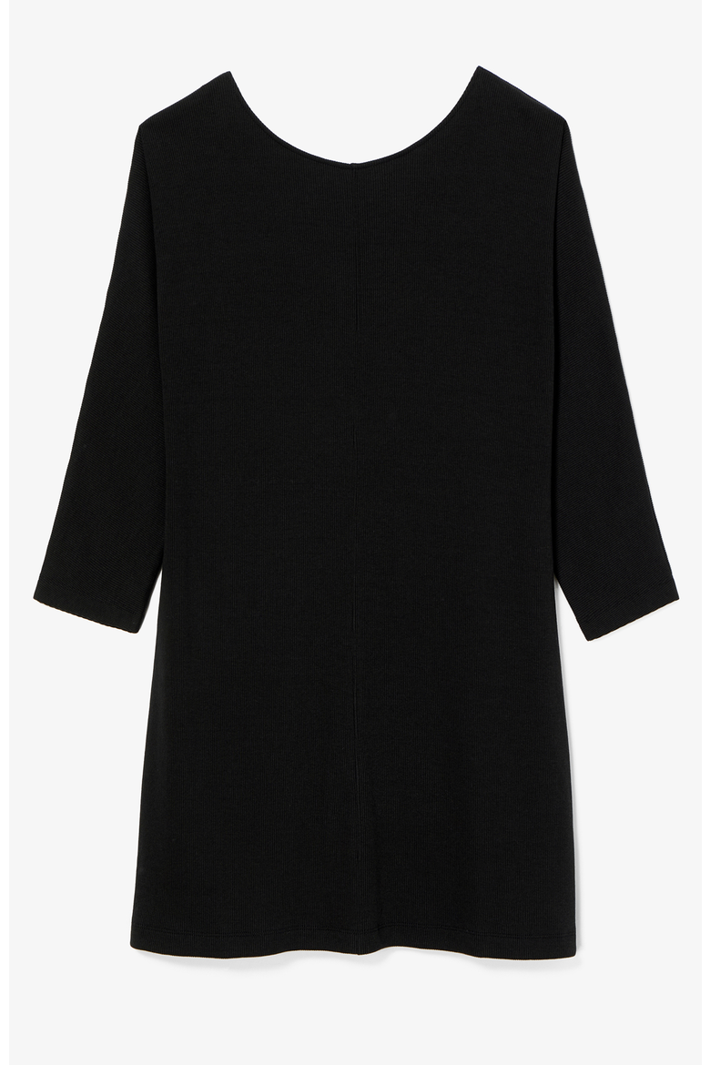 Ivana Toss-On Dress - Ribbed Pima Modal, Alternate, color, Black