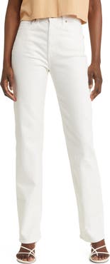 AG Alexxis High Waist Straight Leg Jeans