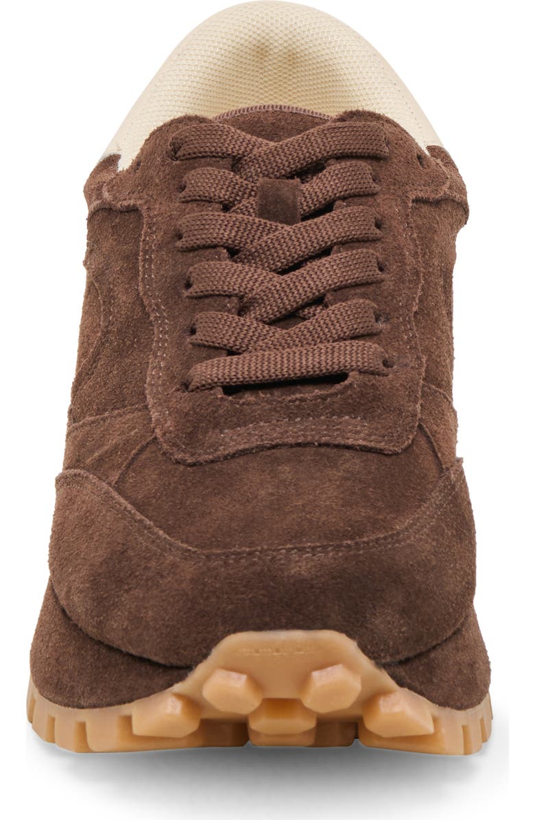 Dolce Vita Tricia Sneaker, Alternate, color, Dark Brown Suede