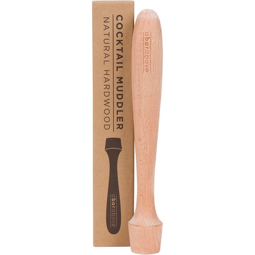 A Bar Above Wooden Cocktail Muddler In Natural