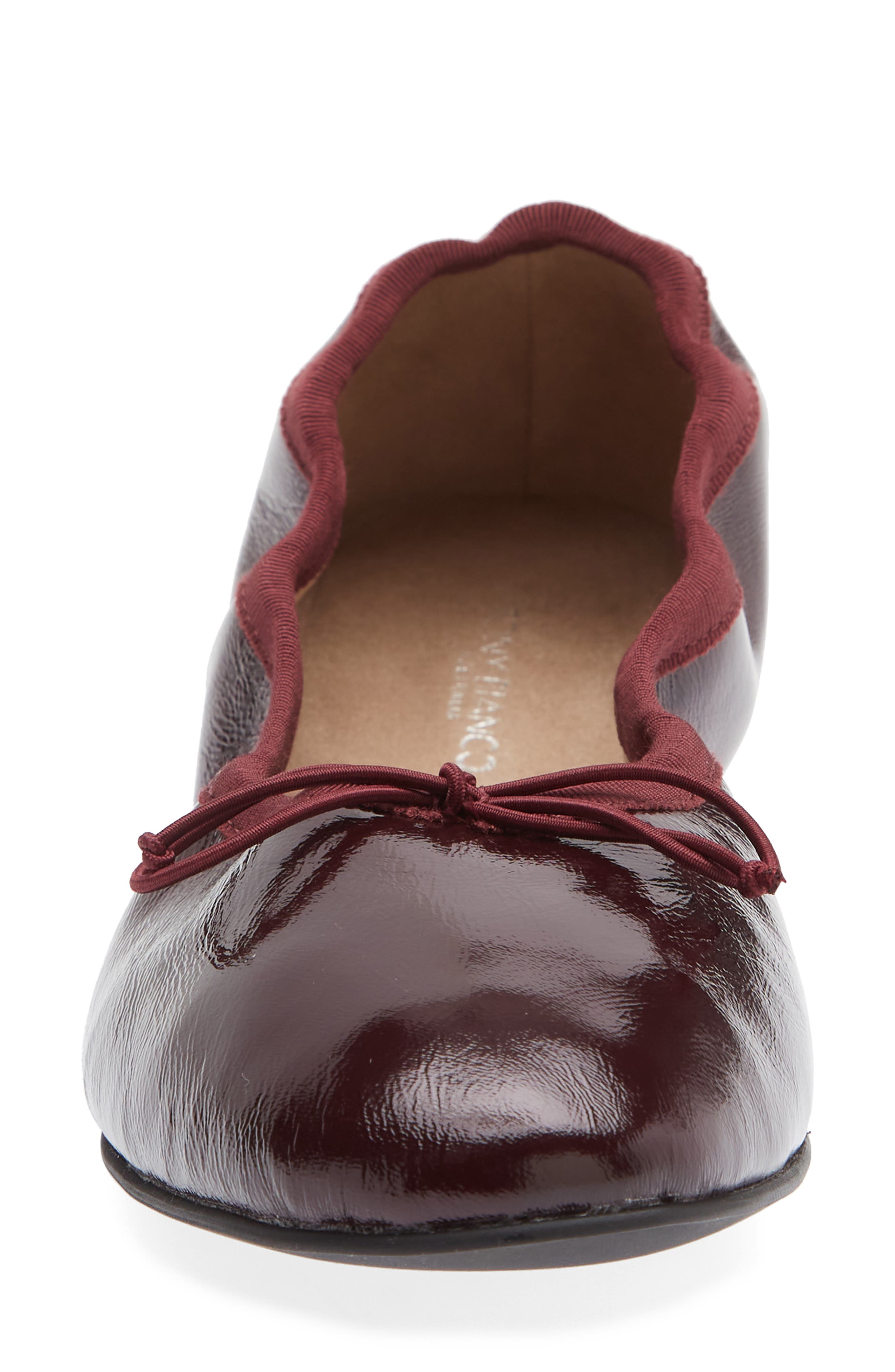 Chelsea Ballet Flat, Alternate, color, VINO NAPPA PATENT