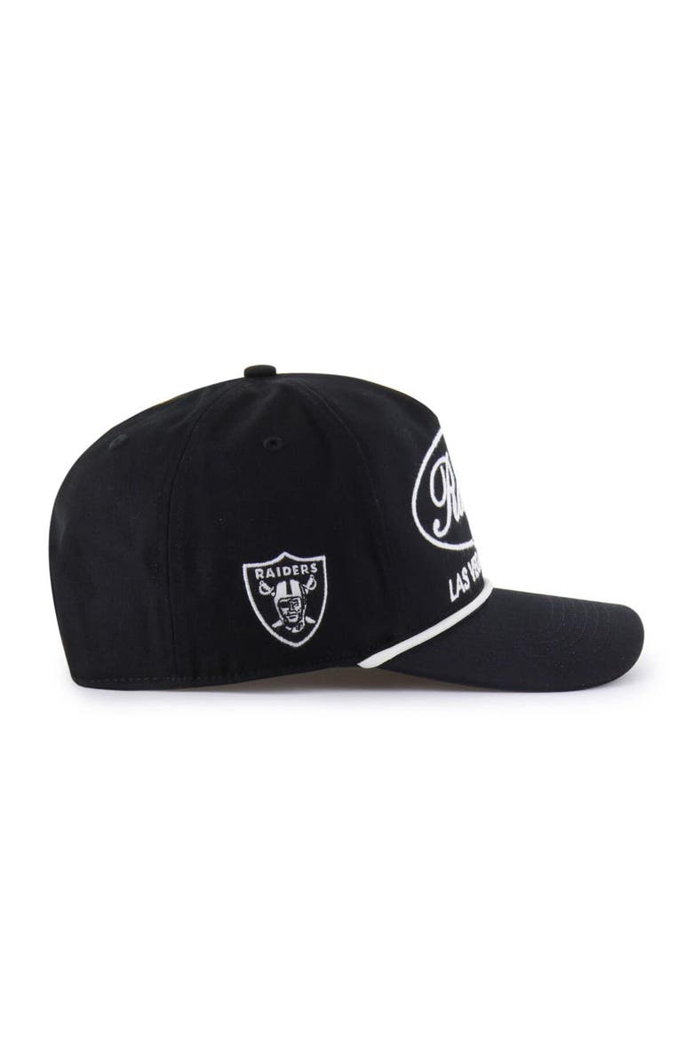 '47 Men's '47 Black Las Vegas Raiders Foundational Hitch Adjustable Hat, Alternate, color, Black