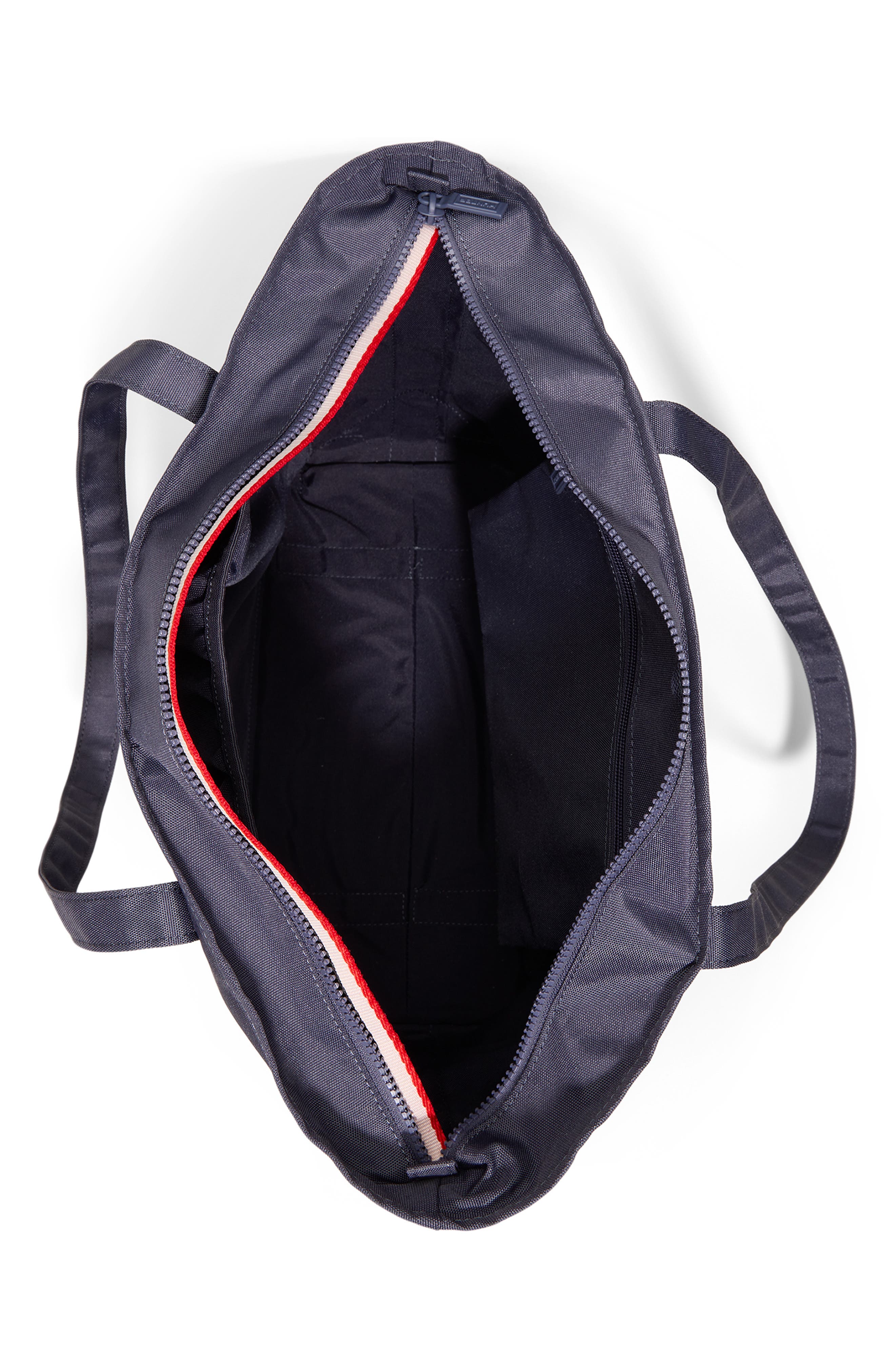 Campus Embroidered Tote, Alternate, color, DARK DENIM