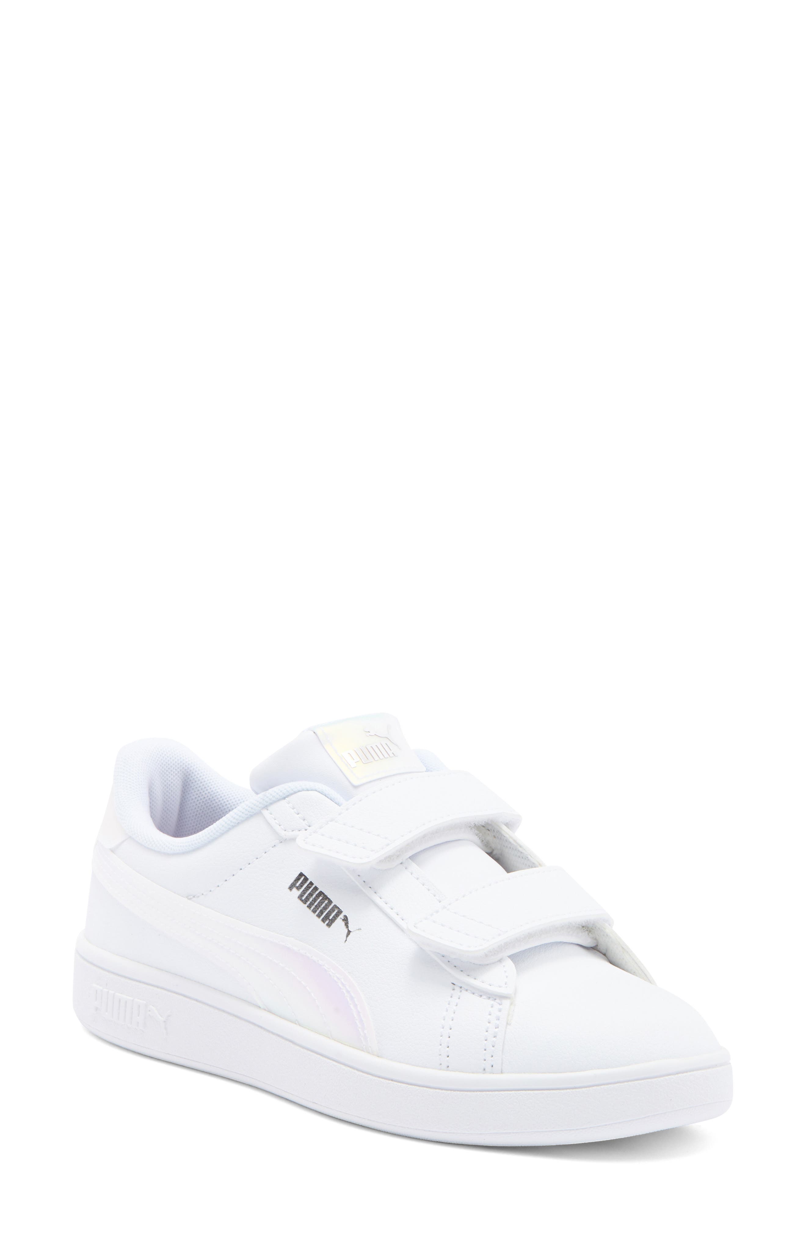 PUMA Kids' Smash 3.0 Holo 2.0 V Sneaker