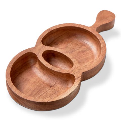 Acacia 3 Part Server Natural Acacia Wood Everyday