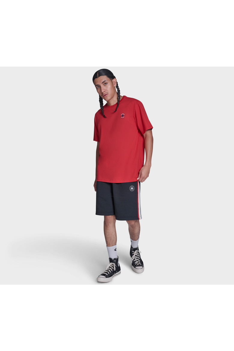 Chuck Taylor All Star Patch T-Shirt, Alternate, color, CONVERSE RED