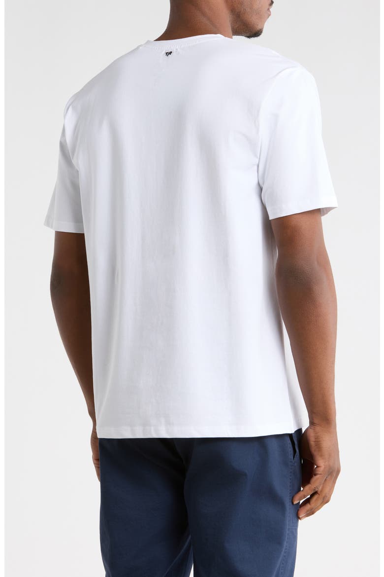 Oversize Stretch Cotton T-Shirt, Alternate, color, WHITE
