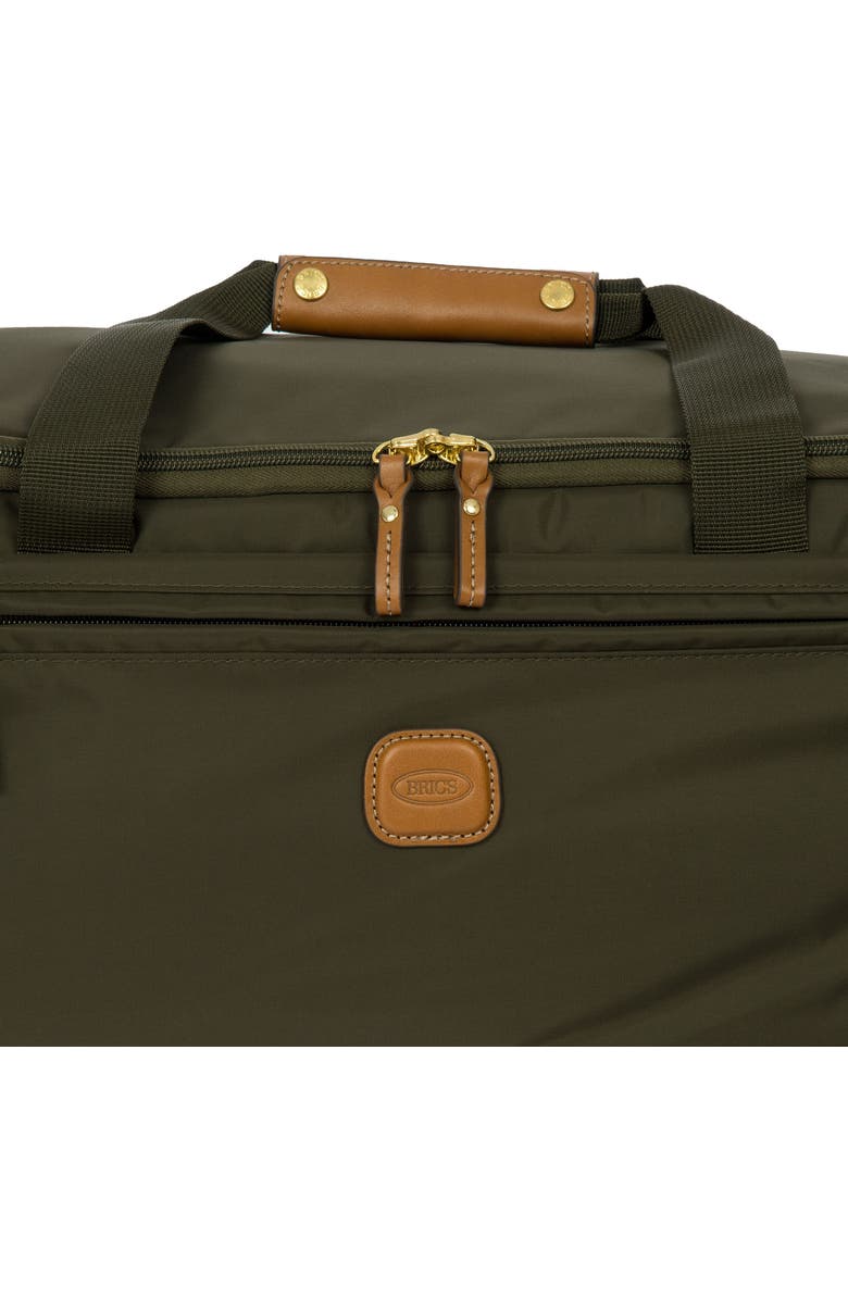 Bric's Luggage X-Bag 21-Inch Carry-On Rolling Duffel, Black, Alternate, color, Olive