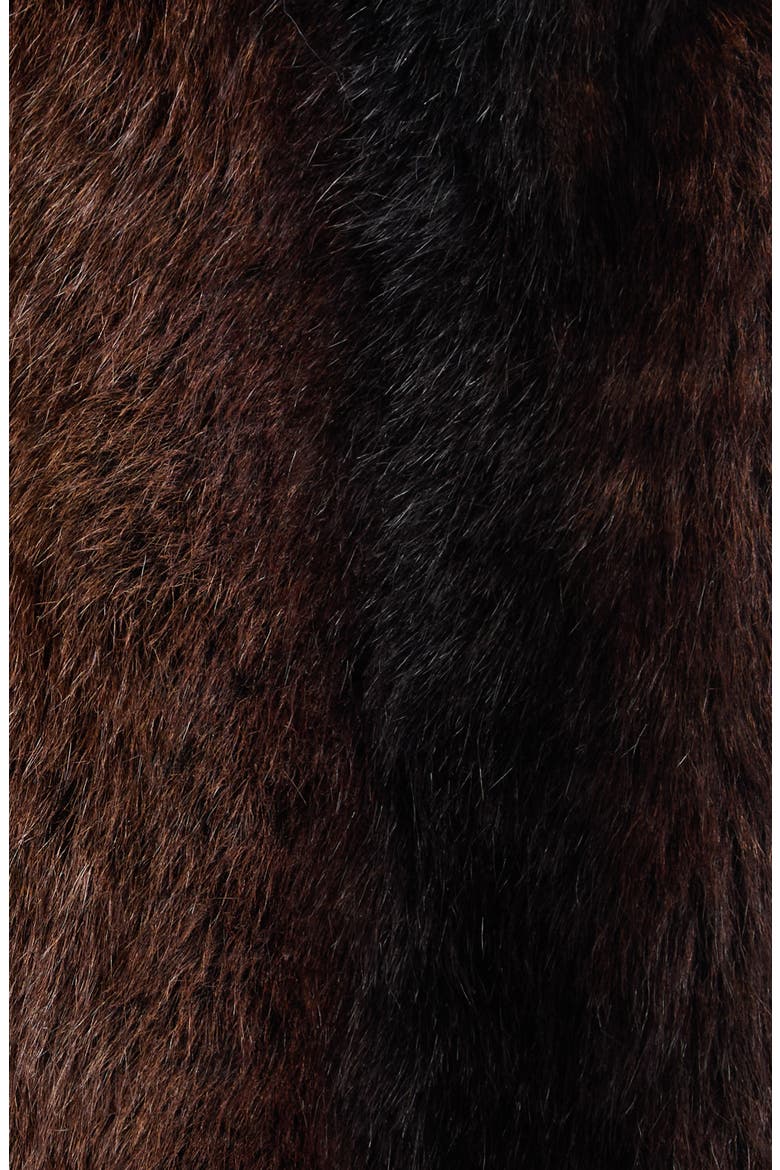 Verena Genuine Shearling Coat, Alternate, color, NIGHT
