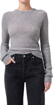 Citizens of Humanity Alessia Wool & Cashmere Blend Rib Top