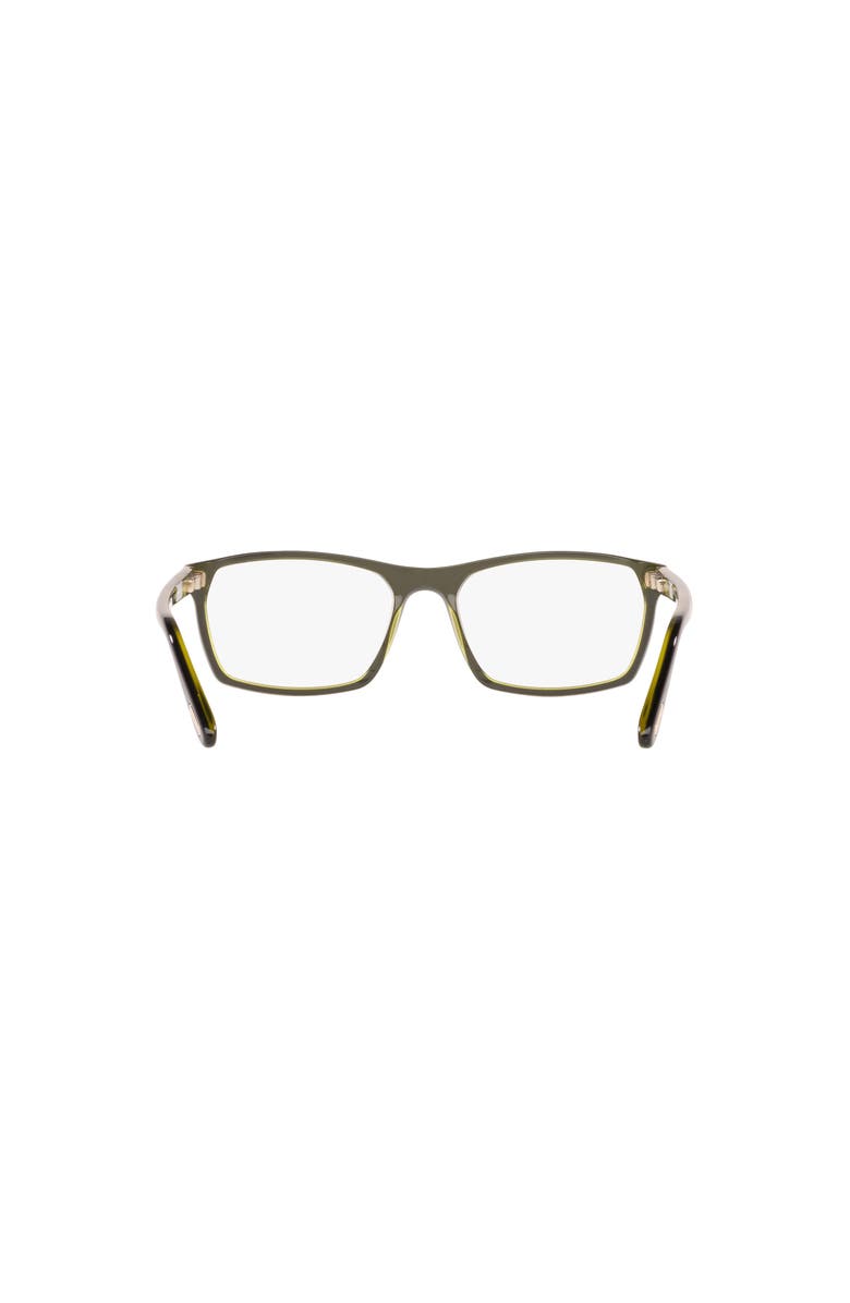 TOM FORD 56mm Rectangle optical glasses, Alternate, color, Green