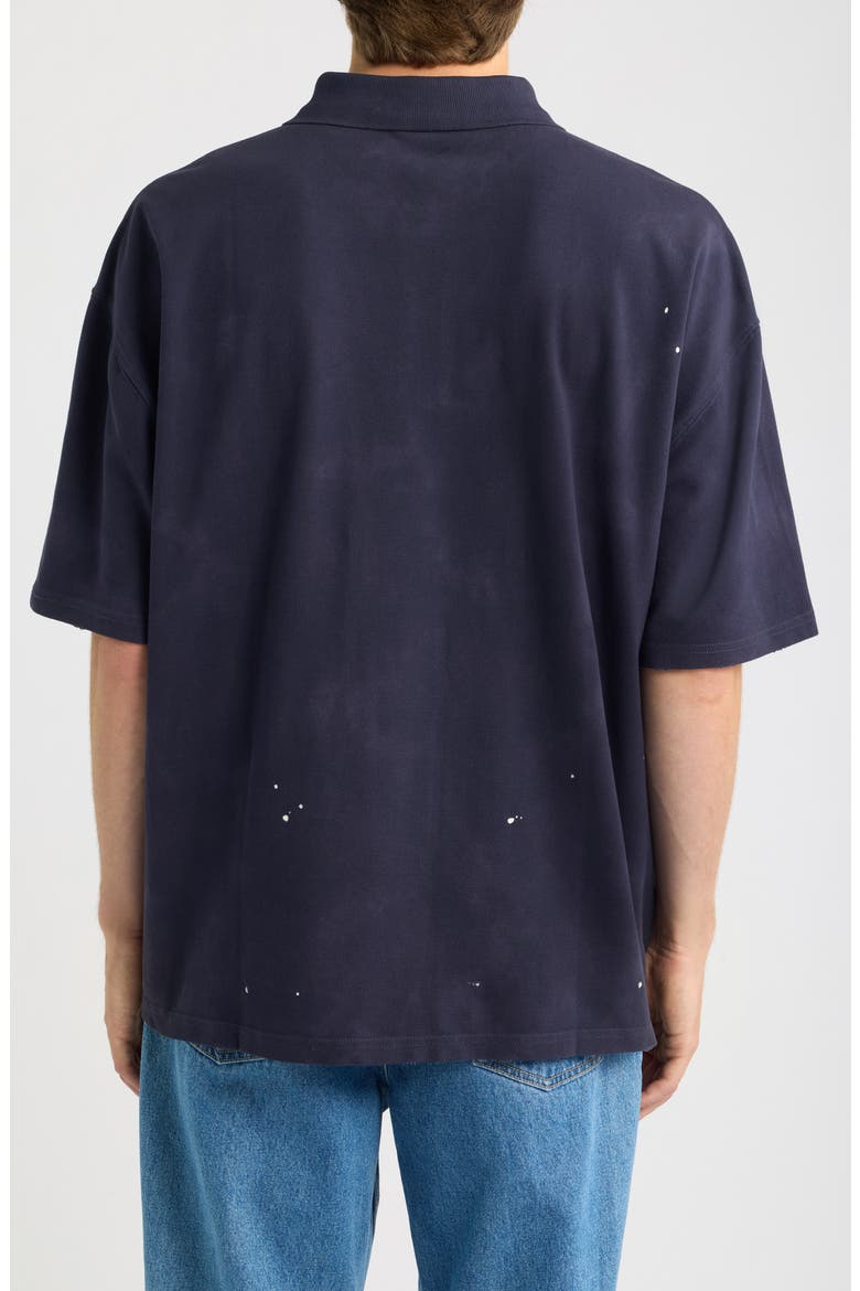 Painter Cotton Piqué Polo, Alternate, color, DARK NAVY