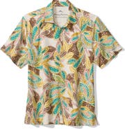 Tommy Bahama Fuego Tropics Short Sleeve Silk Button-Up Shirt
