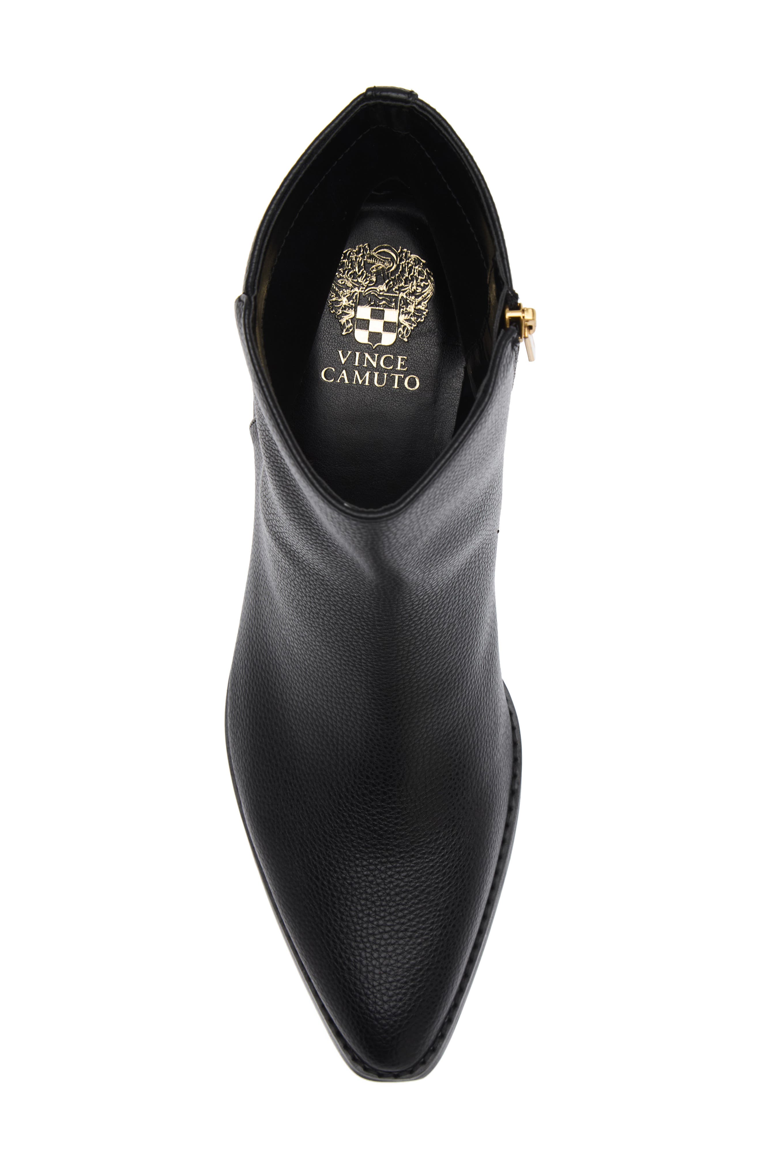 Pamelia Pointed Toe Bootie, Alternate, color, BLACK