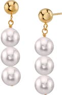 The Pearl Source Japanese Akoya Pearl Celeste Earrings