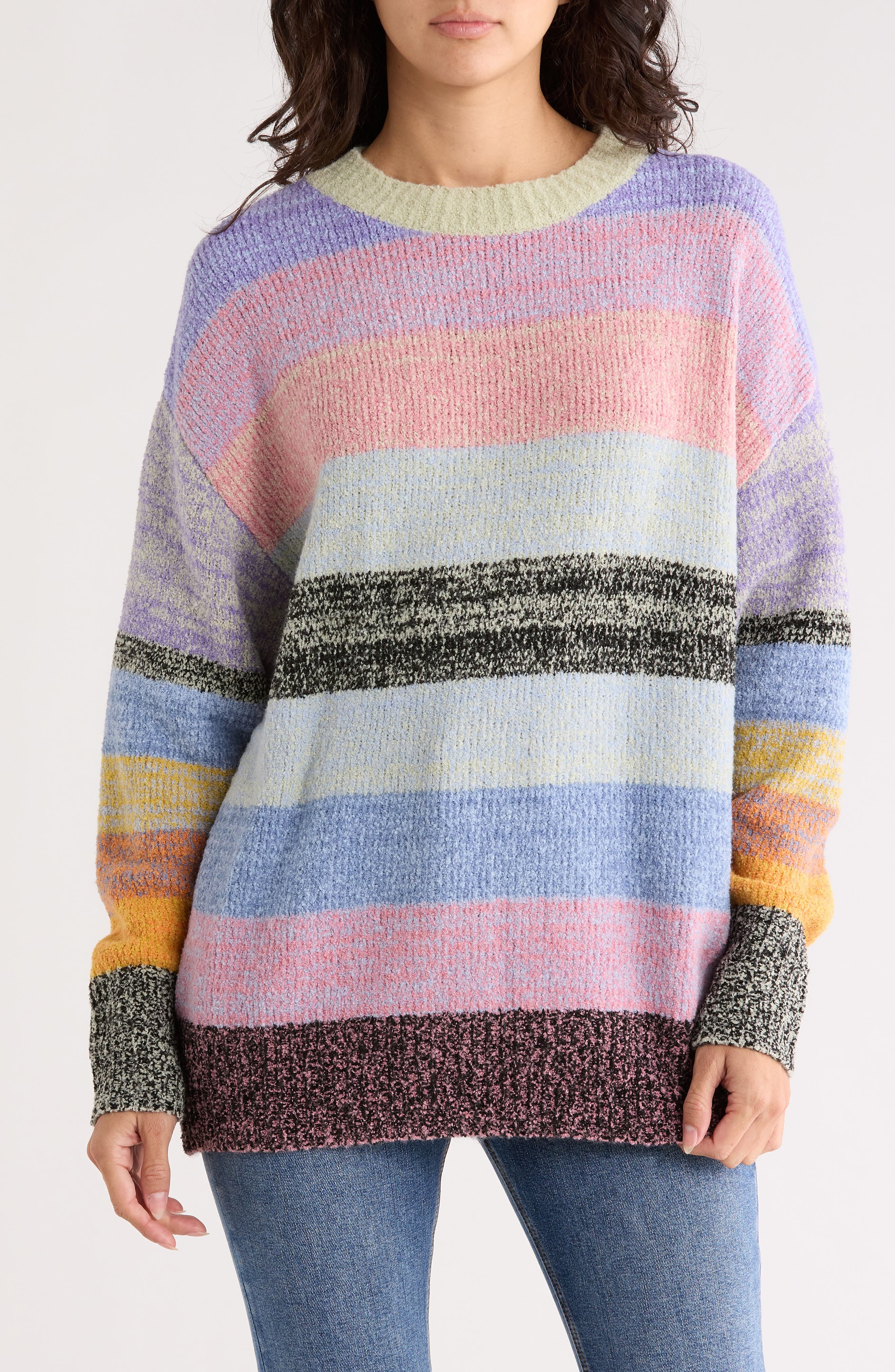 Desigual Stripe Pullover Sweater