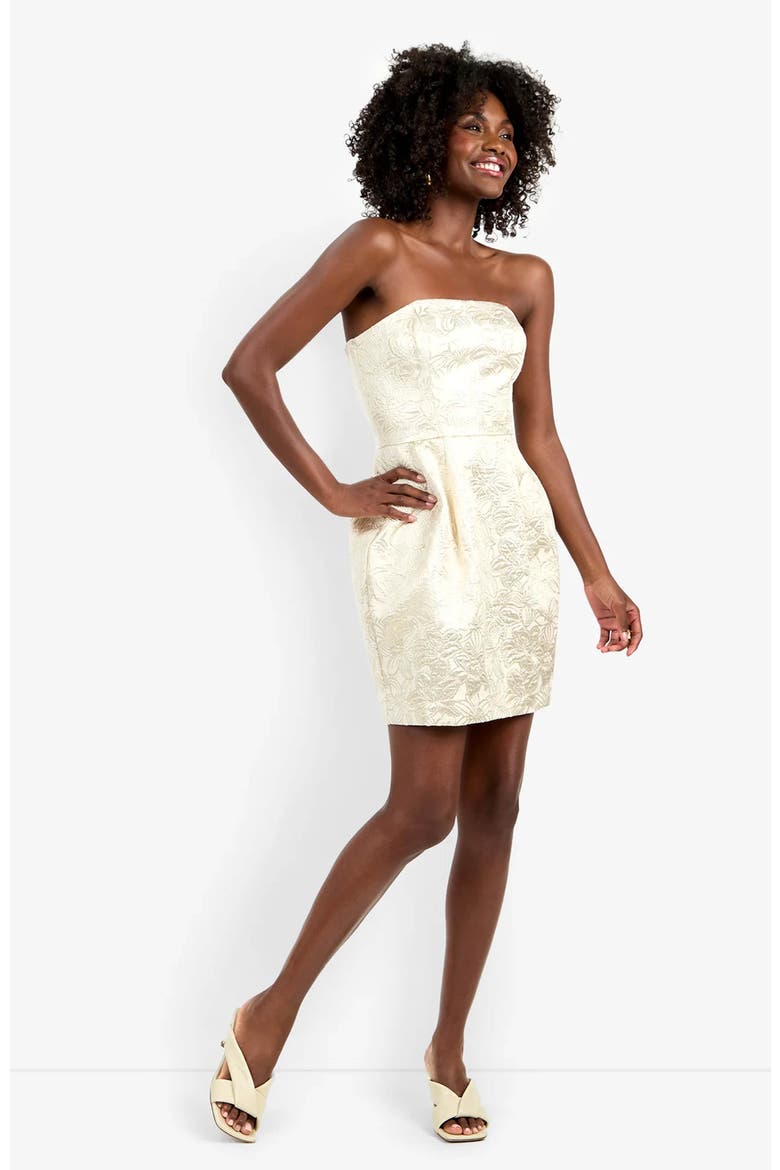 Kalley Dress, Alternate, color, Golden Bloom