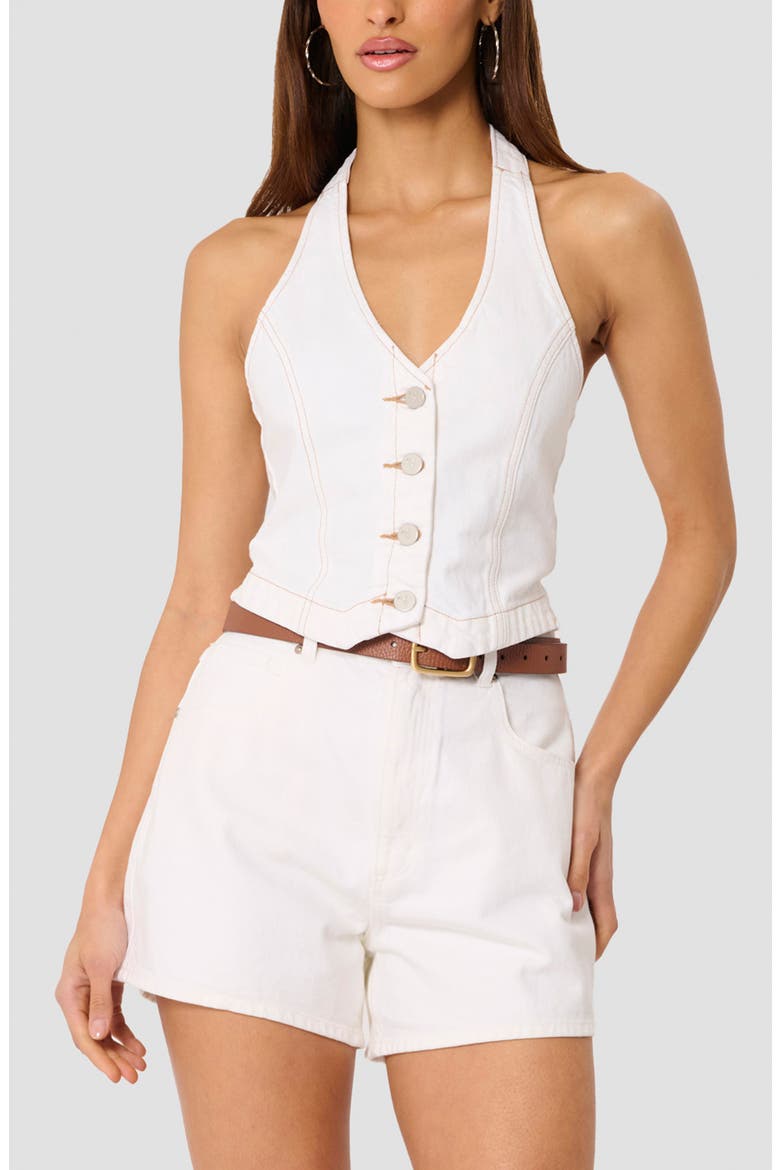 C'est La Vie Halter Vest, Main, color, PORCELIAN
