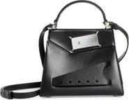 Maison Margiela Small Snatched Leather Top Handle Bag