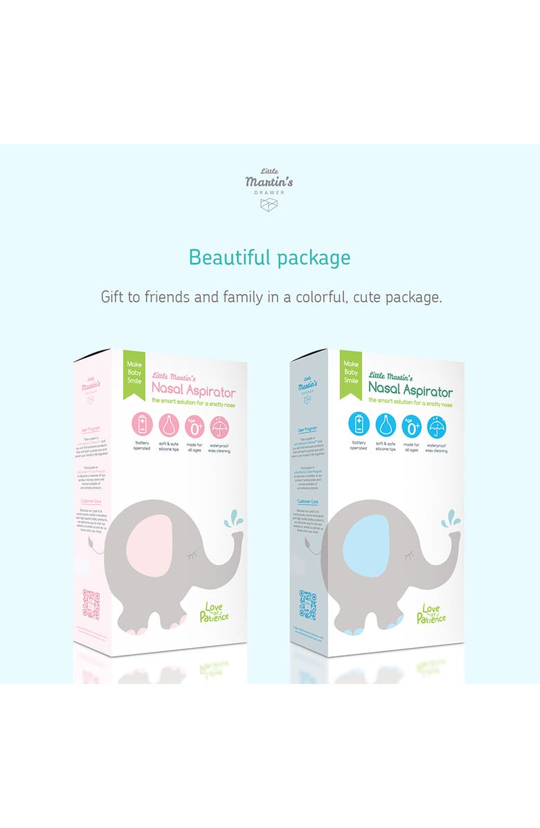 Little Martin's Baby Electric Nasal Aspirator, Alternate, color, White