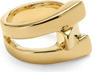 UNODE50 18K Gold-Plated Ring