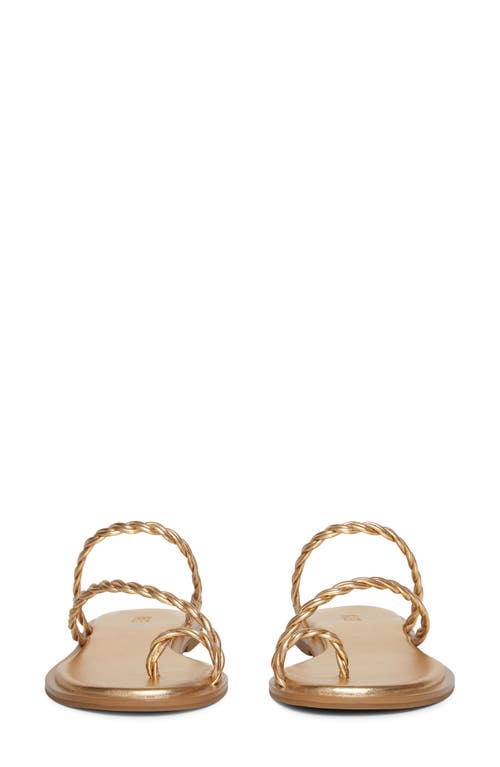 Paige Allegra Slide Sandal In Gold