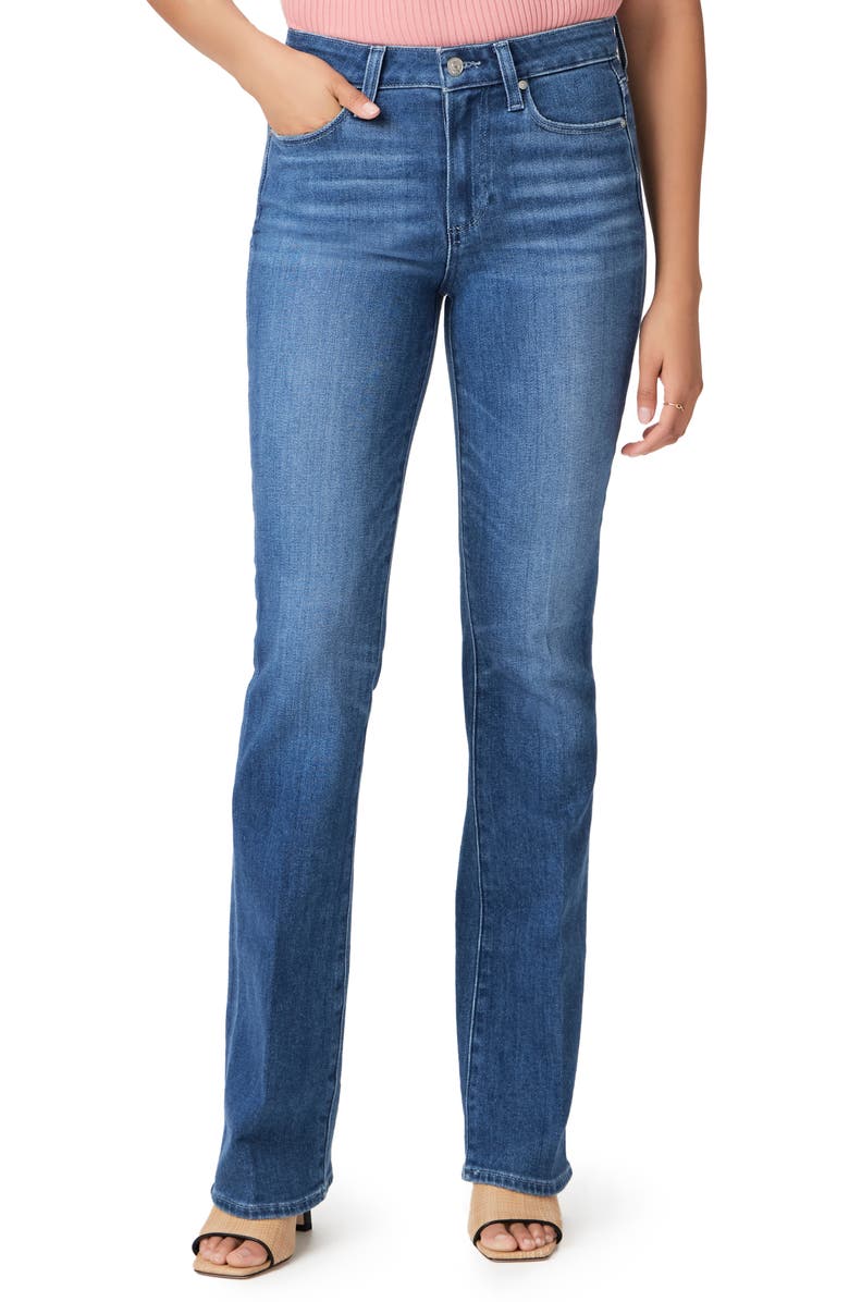 PAIGE Manhattan High Waist Bootcut Jeans, Main, color,