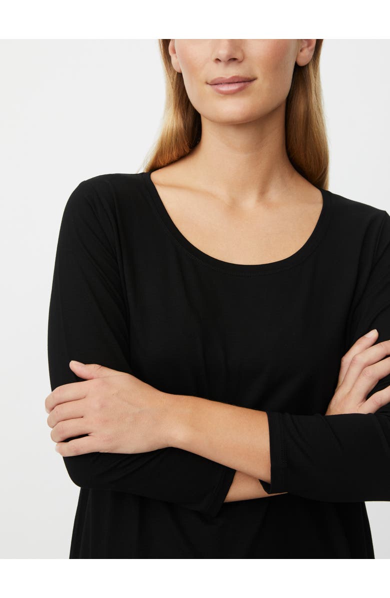 Masai Copenhagen MaCecille 3/4 Sleeve Top, Alternate, color, Black