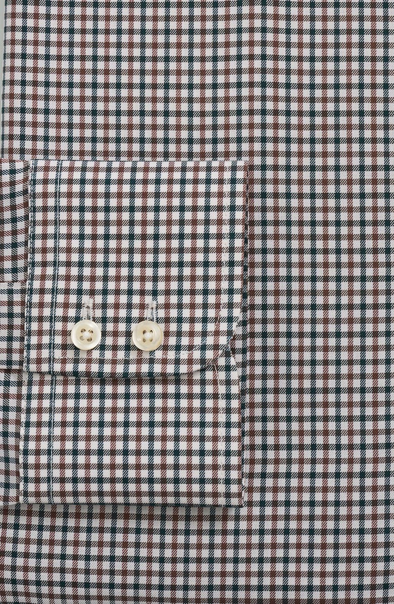 Brooks Brothers x Thomas Mason<sup>®</sup> Check Twill Dress Shirt, Alternate, color, 